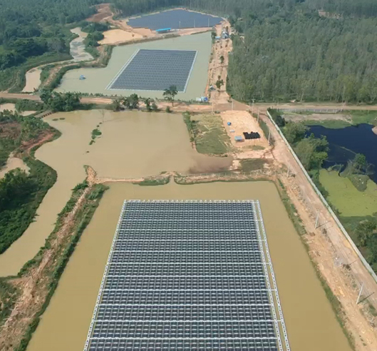 Wisewood floating PV plant in Thailand