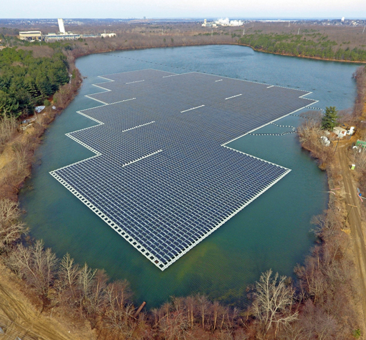Sayreville - Floating solar project USA